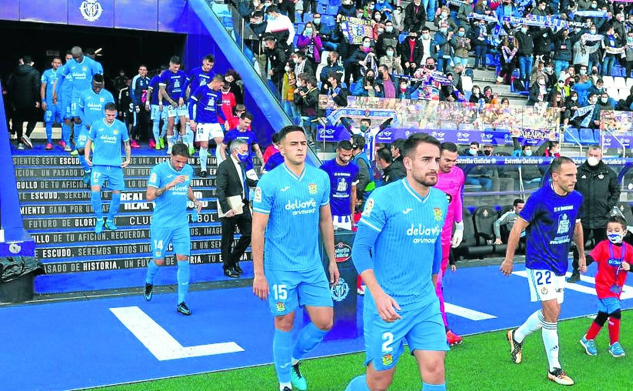Valentín, Pulido, Pedro León y Dieguez jugaron contra el Valladolid, ante el que el Fuenlabrada cayó 3-0 y a puestos de descenso. 