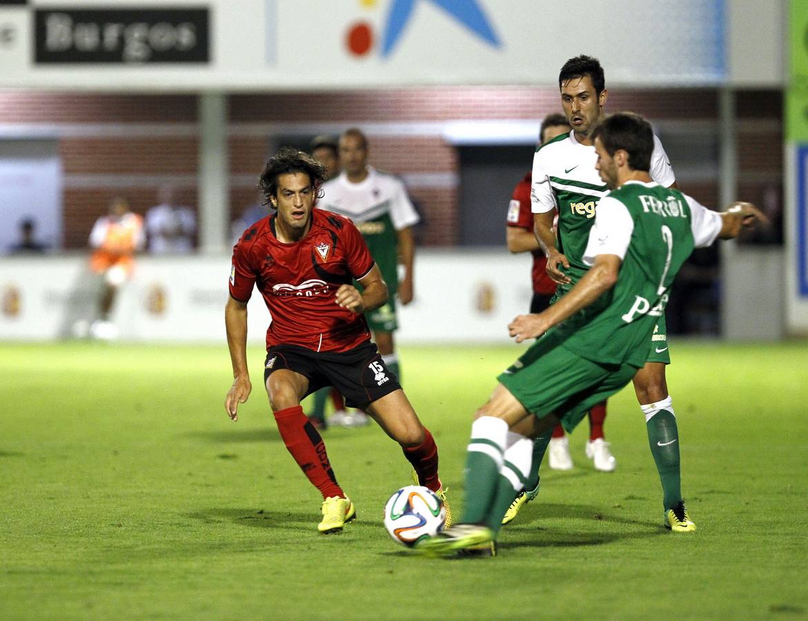 Provencio ya jugó el partido ante el Racing de Ferrol en Anduva, el último que se saldó con victoria para los rojillos en la Copa. 
