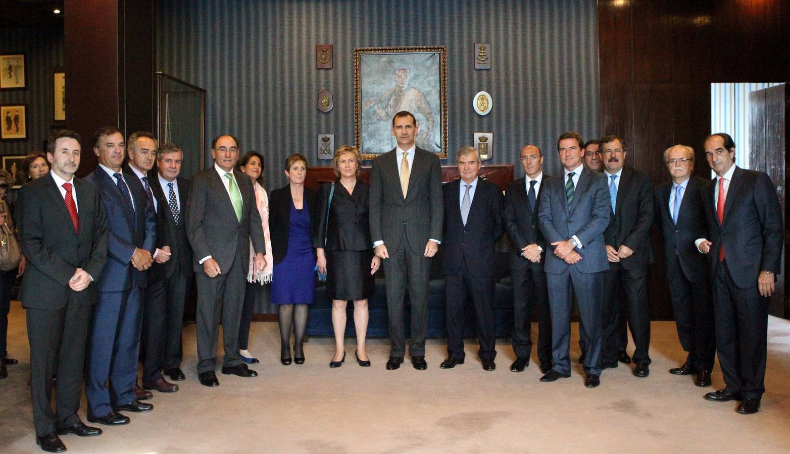 Foto de familia del almuerzo.