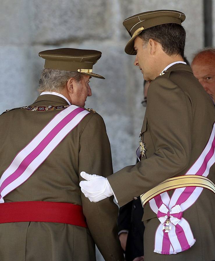 El Rey y el Príncipe coinciden en el primer acto oficial tras la abdicación