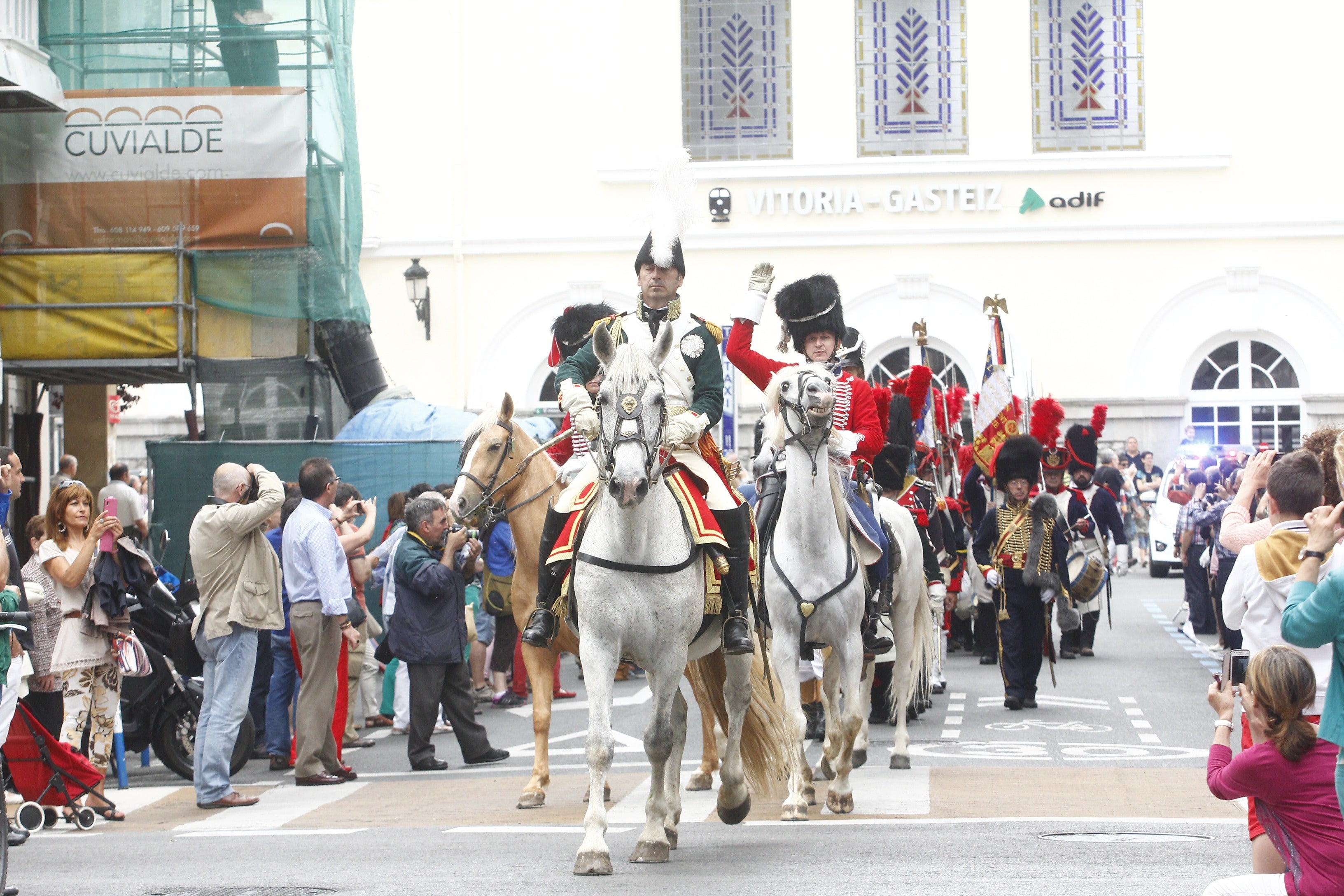Recreación de la batalla de Armentia