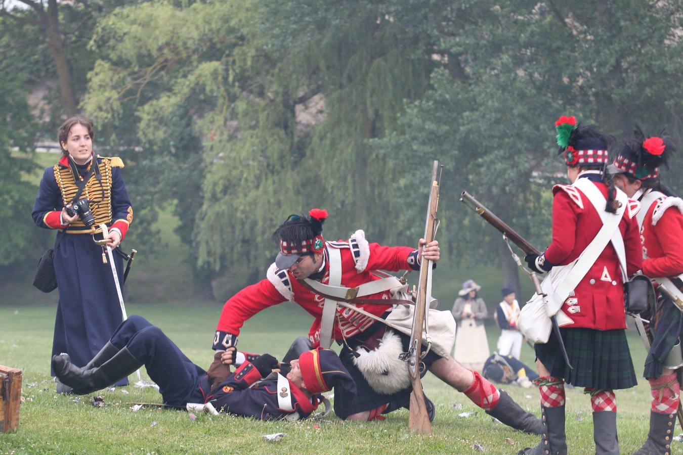 Recreación de la batalla de Armentia