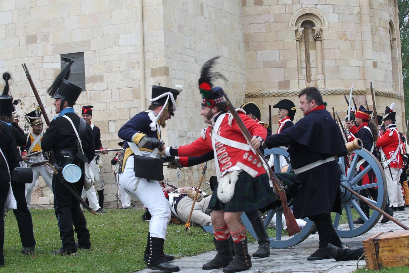 Recreación de la batalla de Armentia