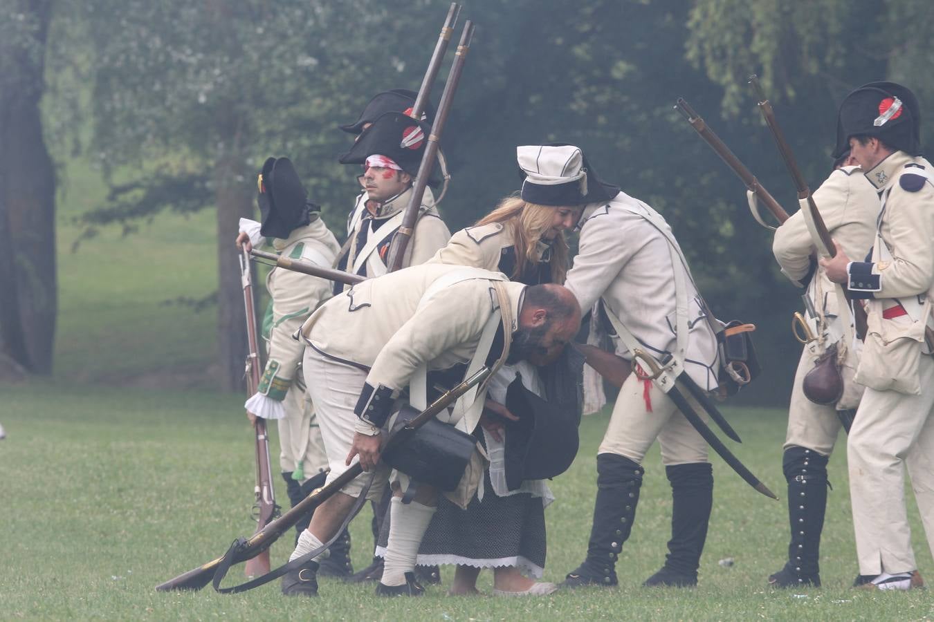 Recreación de la batalla de Armentia