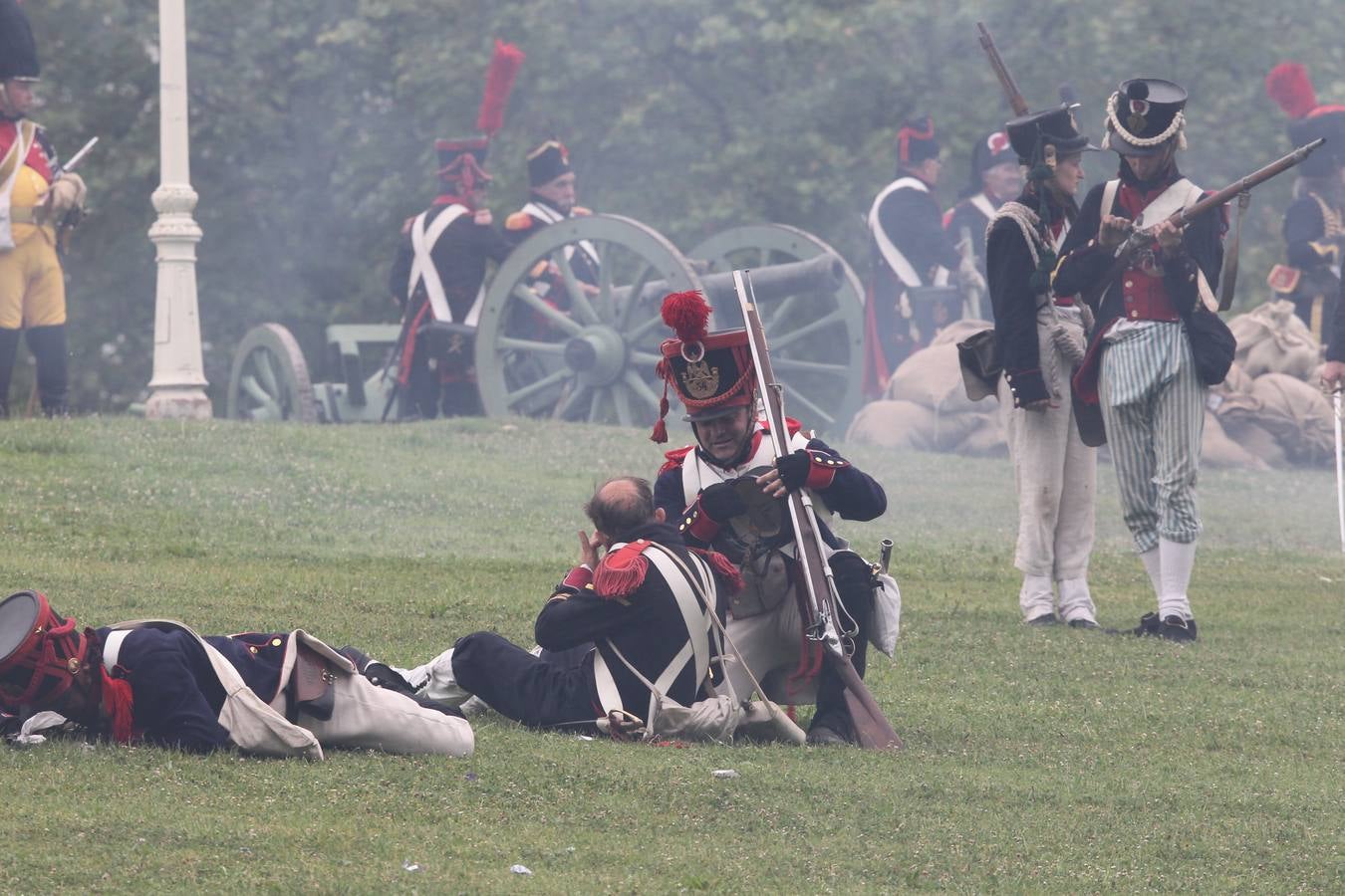 Recreación de la batalla de Armentia