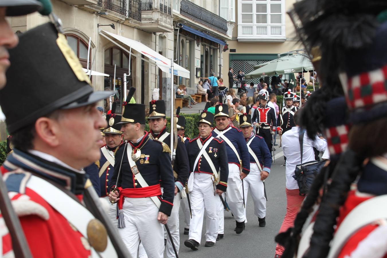 Batalla de Vitoria. Desfile