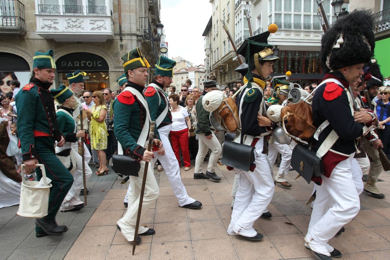 Batalla de Vitoria. Desfile