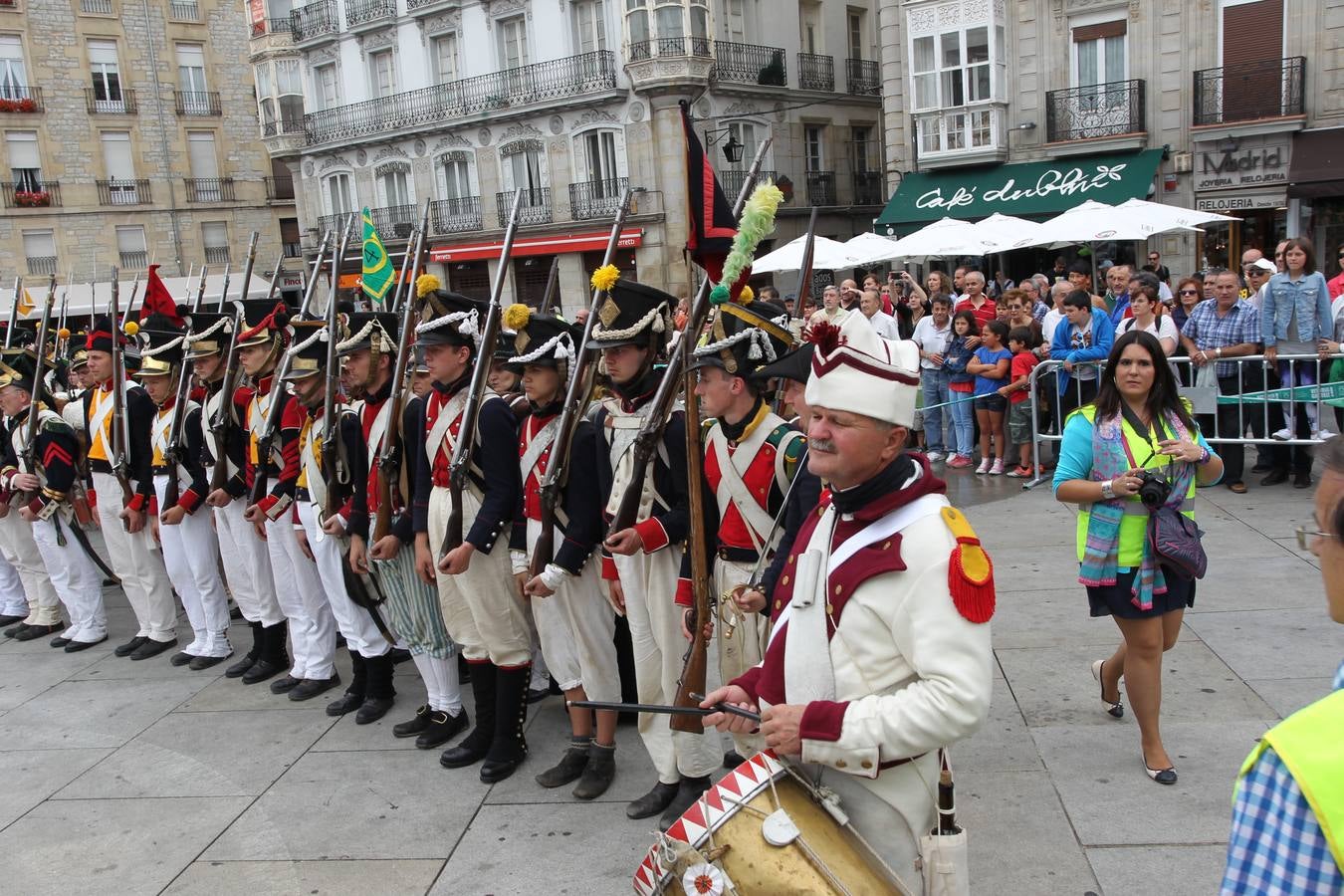 Batalla de Vitoria. Desfile
