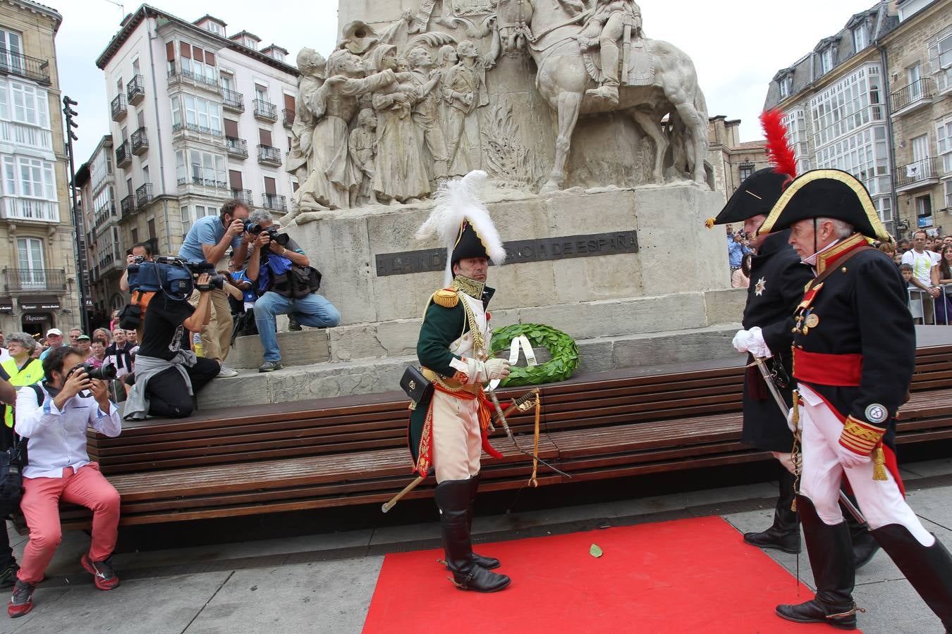 Batalla de Vitoria. Desfile