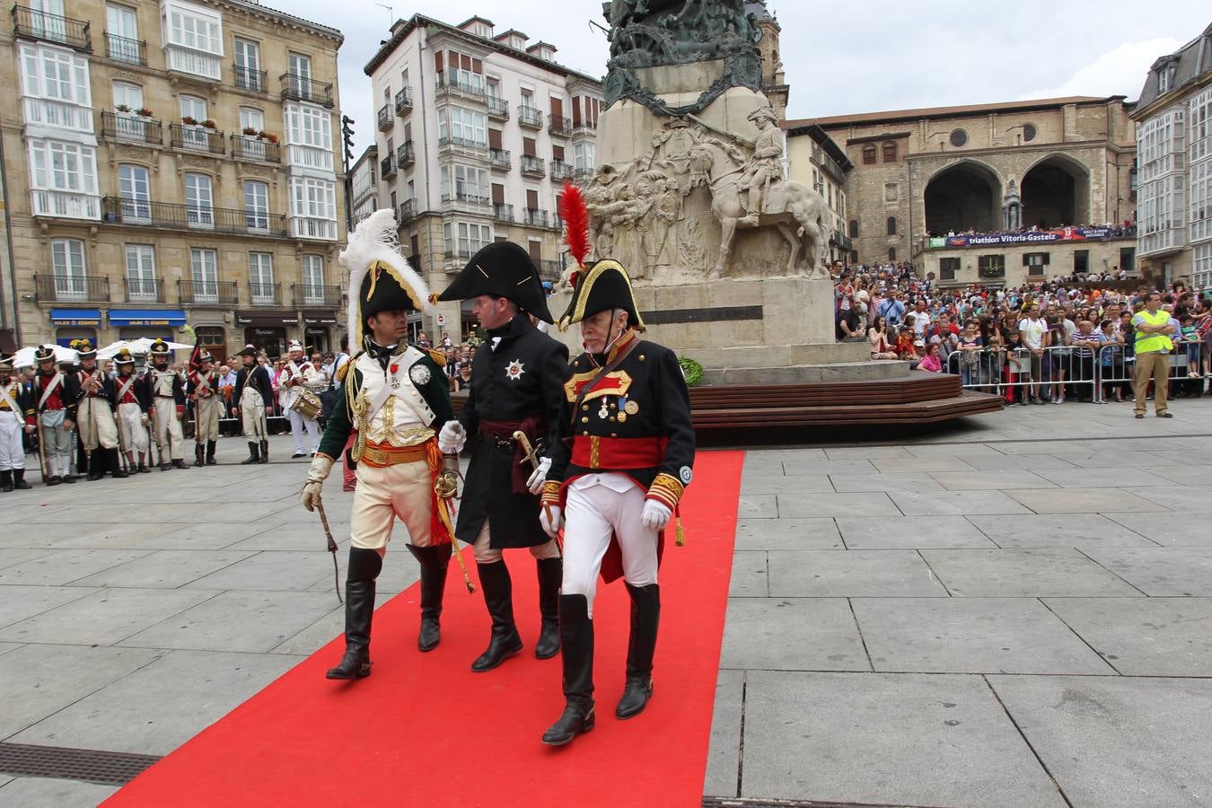 Batalla de Vitoria. Desfile