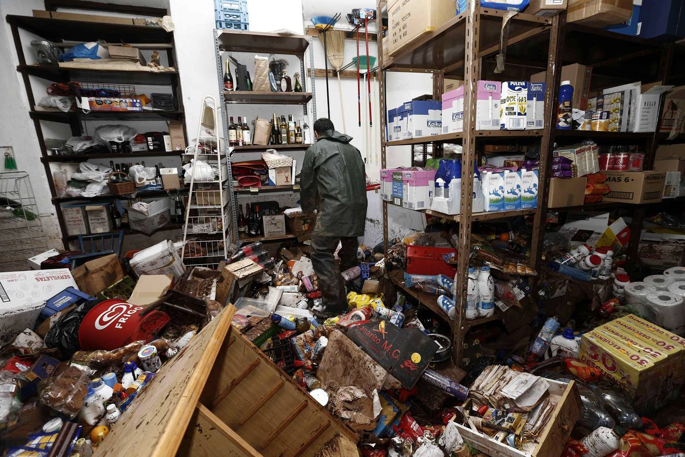 Elizondo, uno de los puntos más afectados por las inundaciones que azotan el Baztan