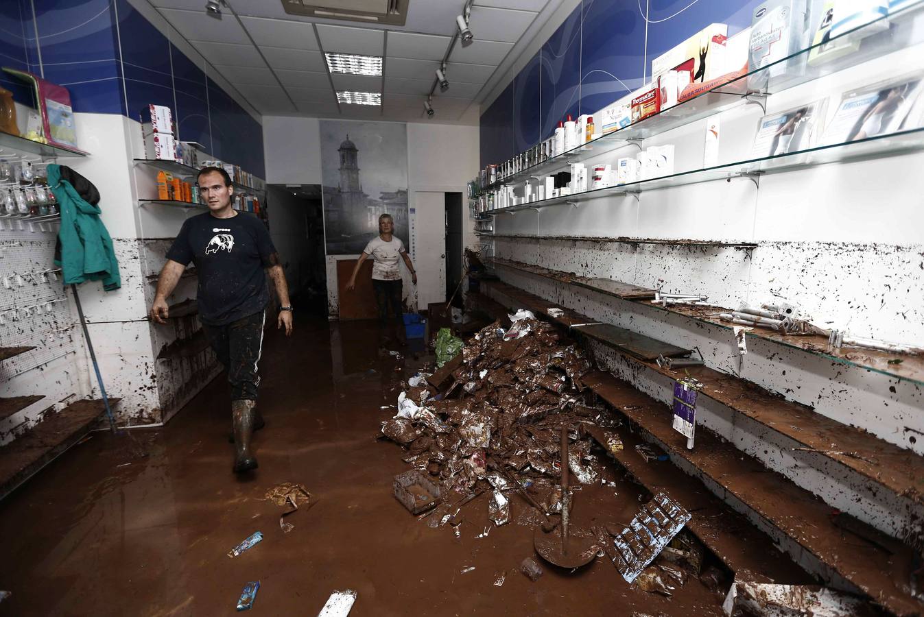 Elizondo, uno de los puntos más afectados por las inundaciones que azotan el Baztan