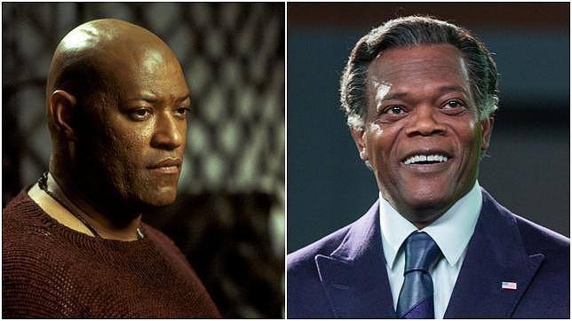 Laurece Fishbourne y Samuel L. Jackson