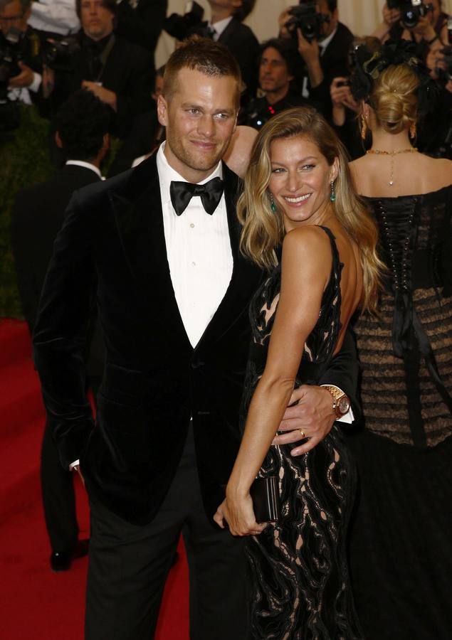 Gisele Bundchen, supermodelo, y su marido, Tom Brady, jguador de fútbol americano.