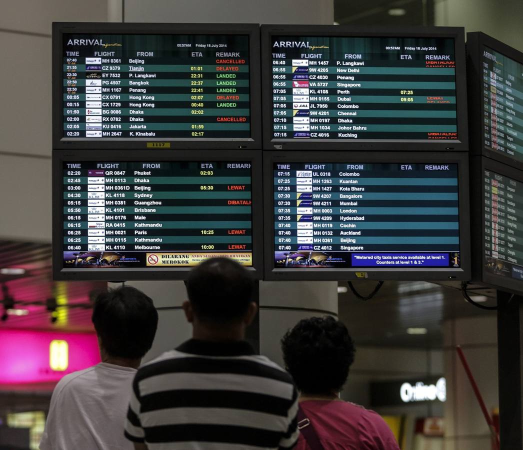 Imágenes del accidente del Boeing-777 en Ucrania