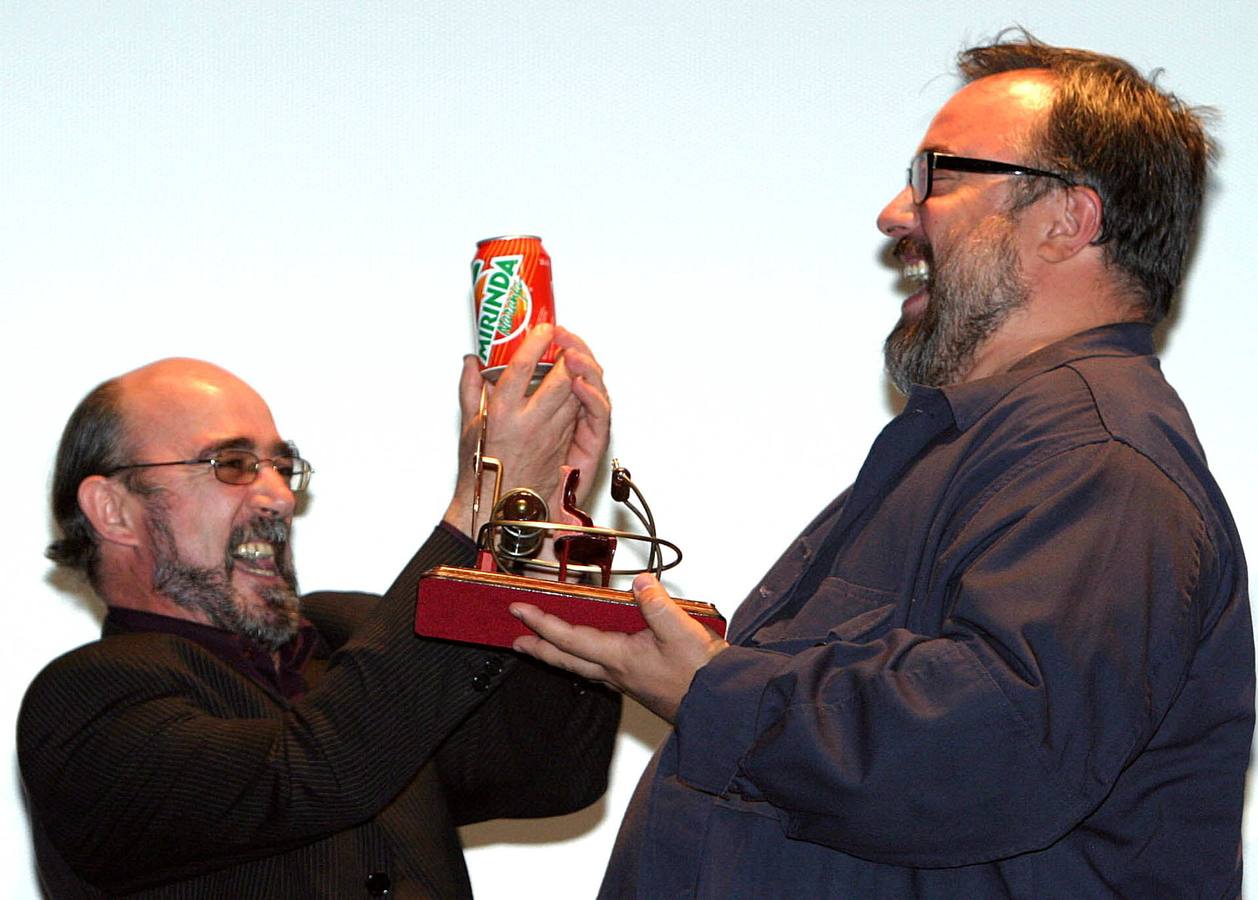 Angulo, junto a de la Iglesia, en el festival de Sitges