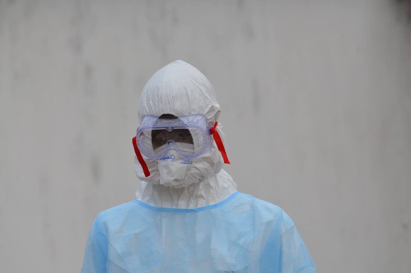 Una isla convertida en clínica en Liberia