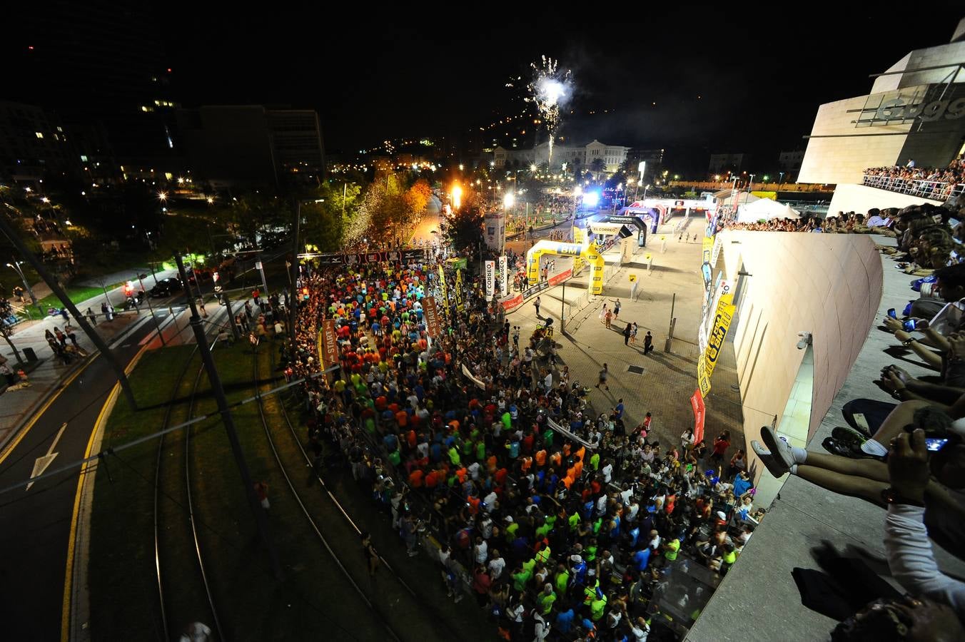 De maratón por Bilbao a la luz de las estrellas