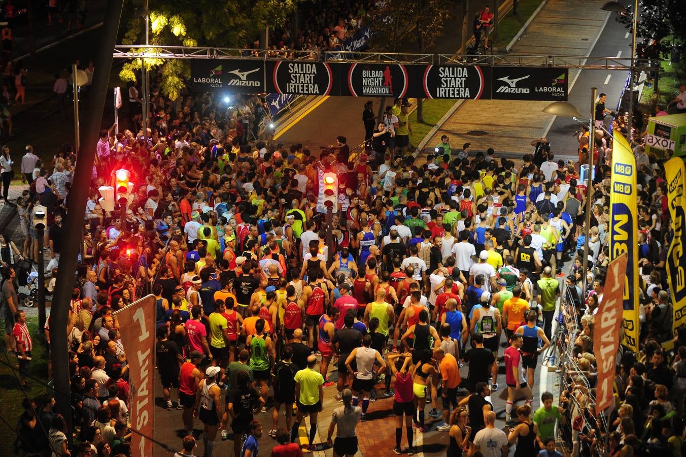De maratón por Bilbao a la luz de las estrellas