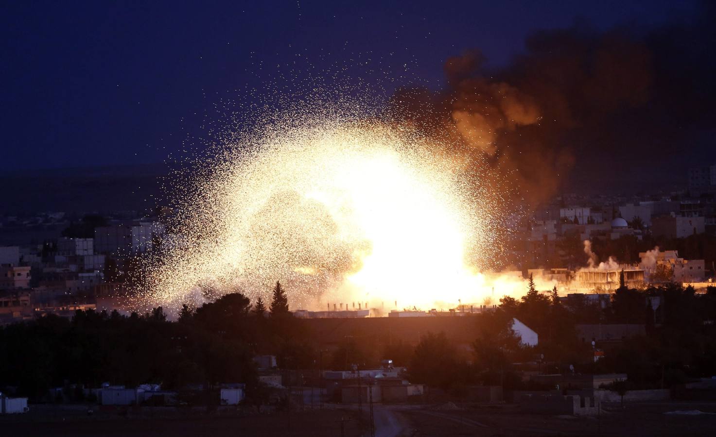 EE UU y Turquía echan una mano a Kobani