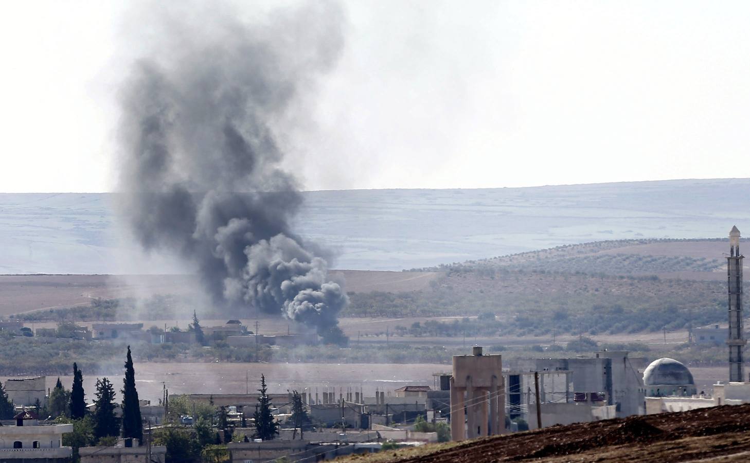 EE UU y Turquía echan una mano a Kobani