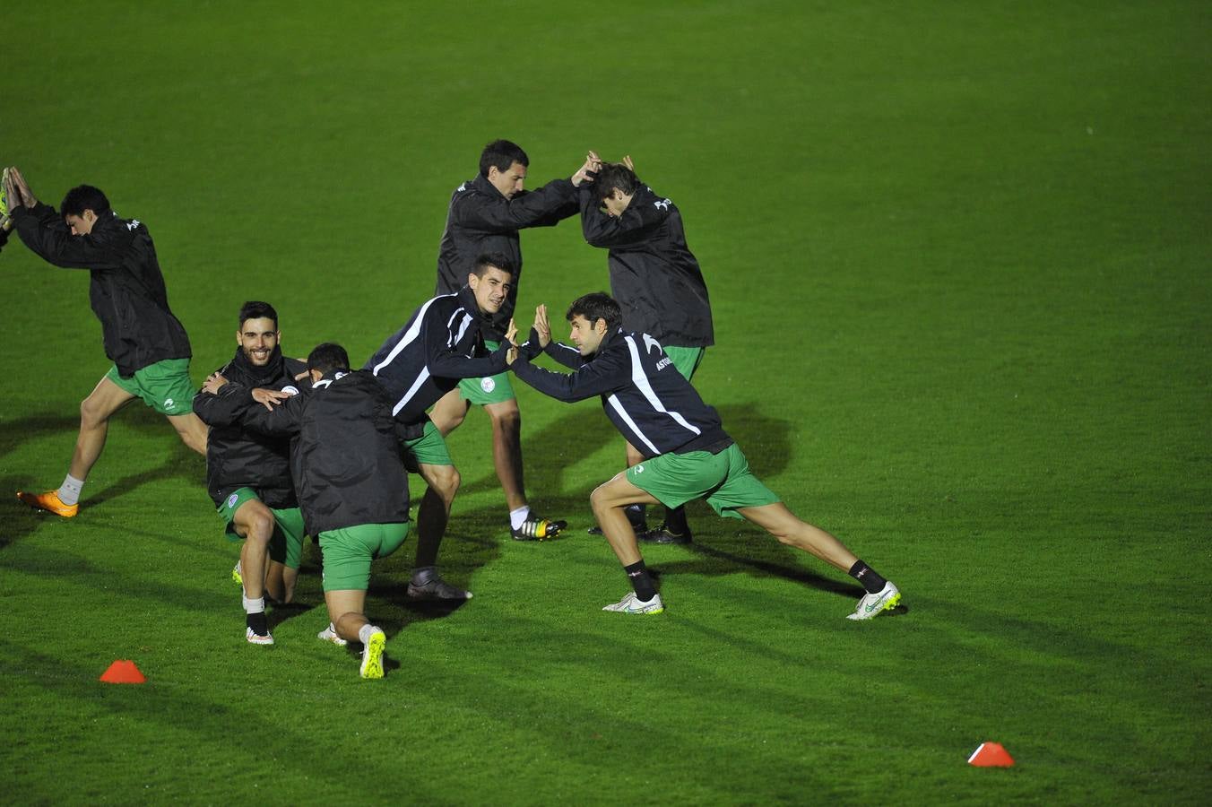 Las mejores imágenes del entreno de la Euskal Selekzioa