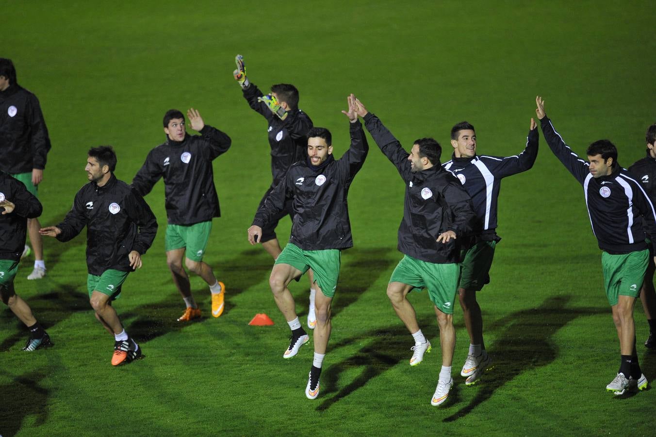 Las mejores imágenes del entreno de la Euskal Selekzioa
