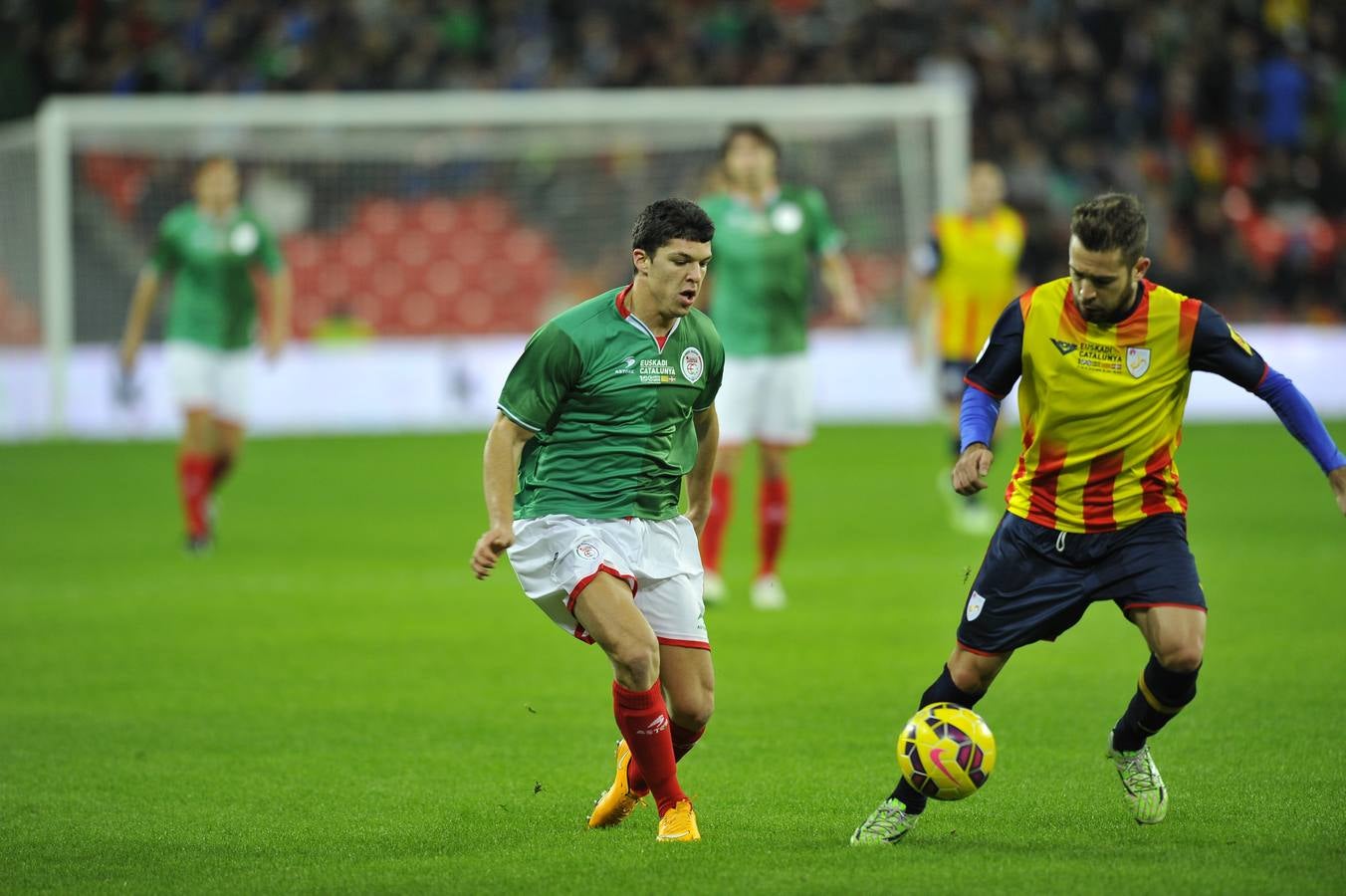Las mejores imágenes del partido Euskadi-Cataluña