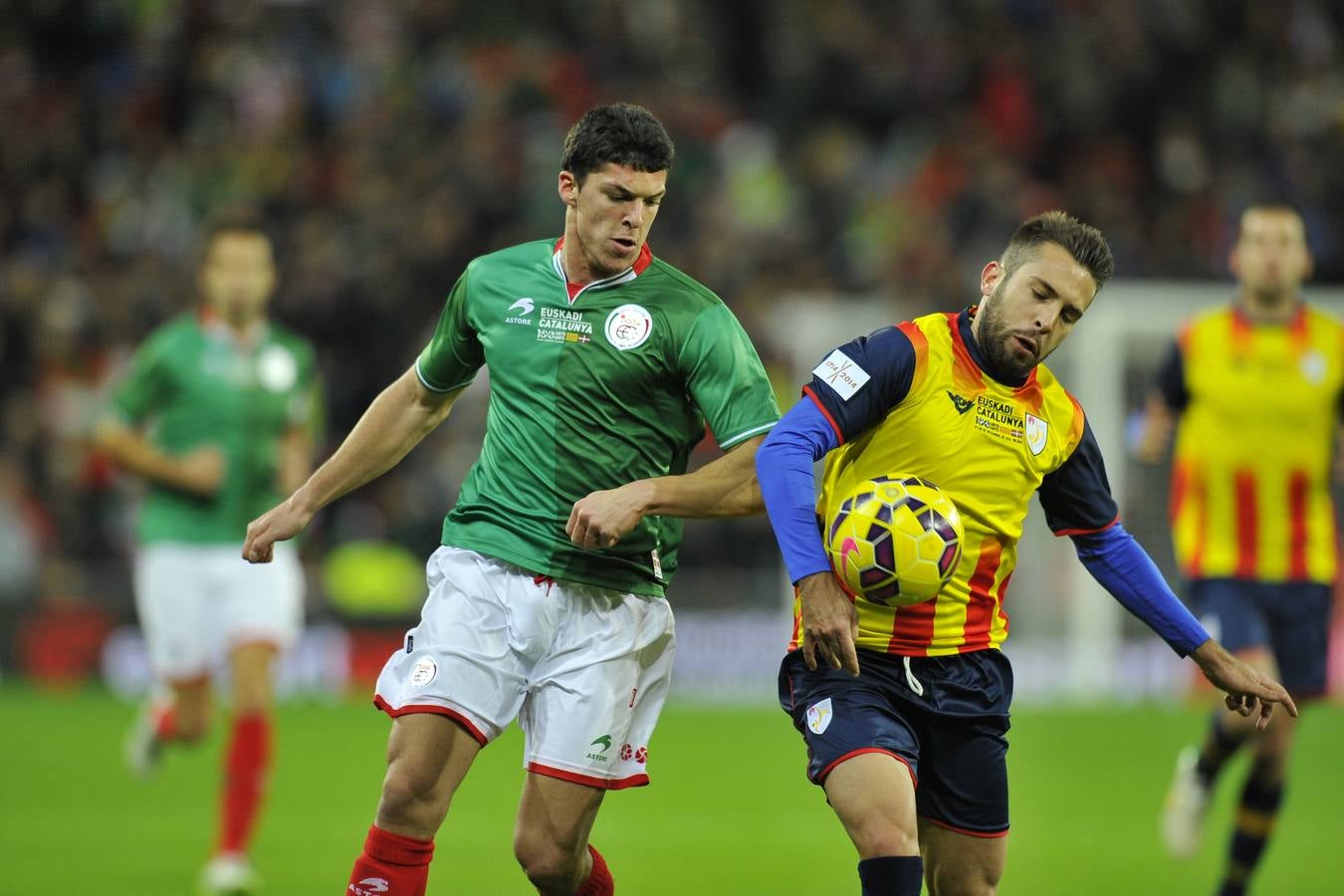 Las mejores imágenes del partido Euskadi-Cataluña