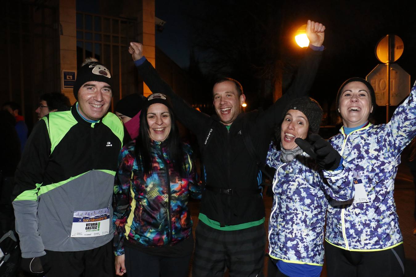 Fiesta y deportes en la San Silvestre de Vitoria