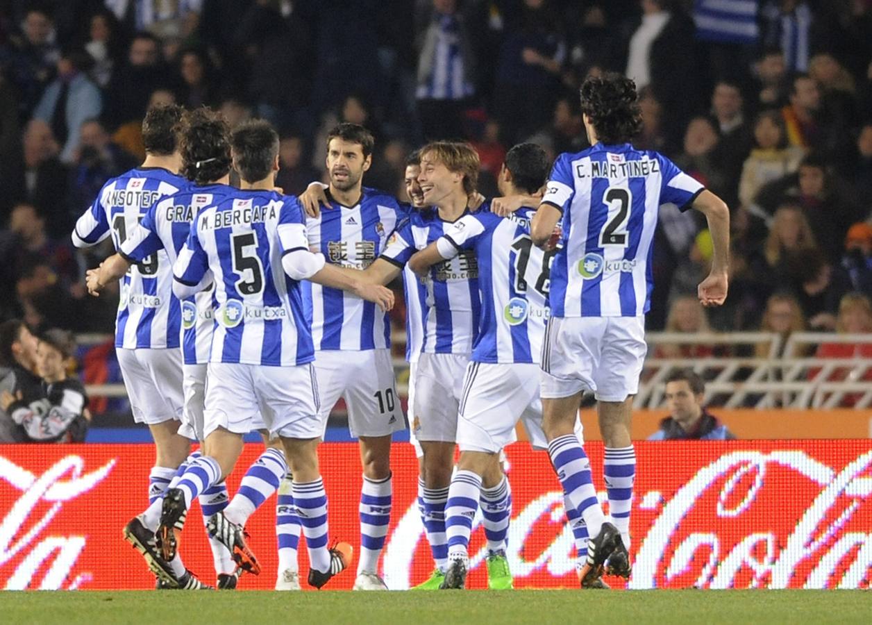 Las mejores imágenes del Real Sociedad-Barcelona