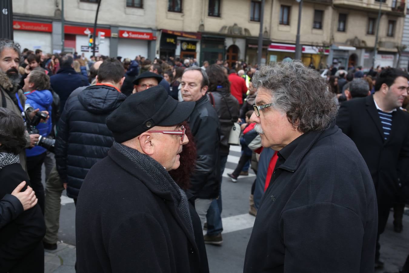 Manifestación en contra de la dispersión en Bilbao