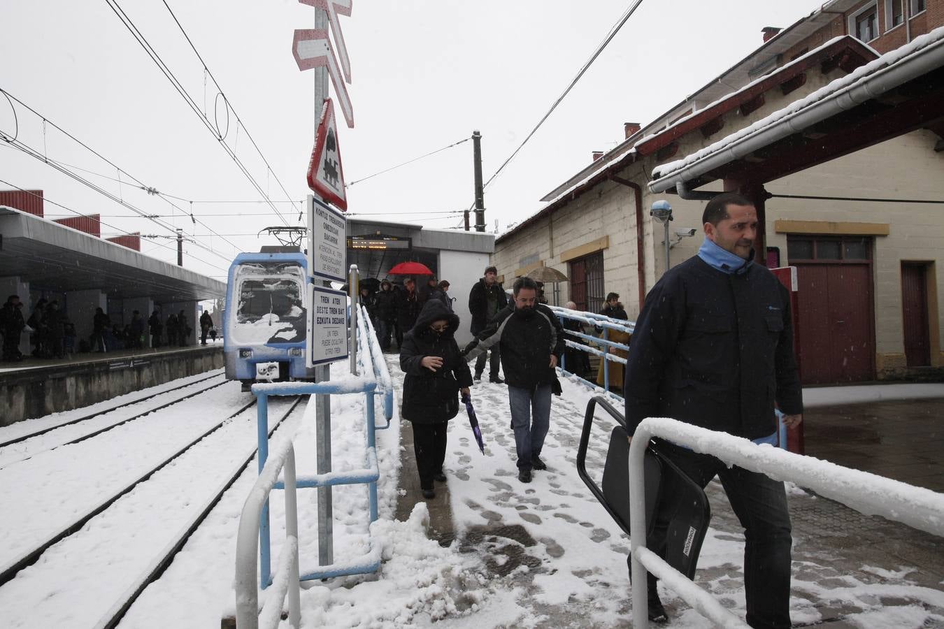 Estación de tren en Gernika.. 