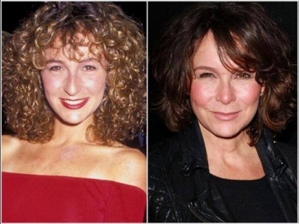 Jennifer Grey, antes y después de operarse. 