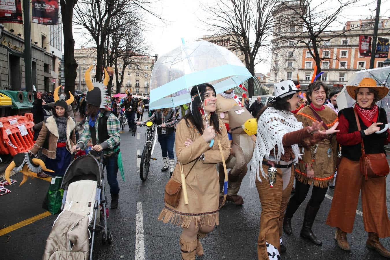 Bilbao se sumerge en los carnavales