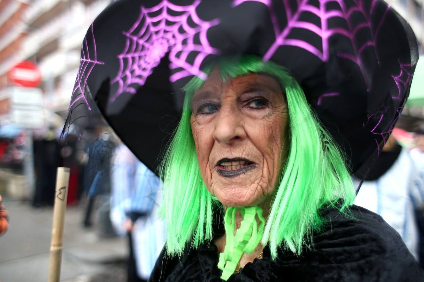 Santutxu se pinta la cara por carnaval