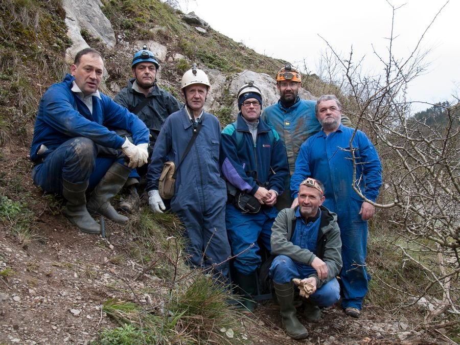 Nuevo hallazgo de arte rupestre paleolítico en la cueva de Erlaitz