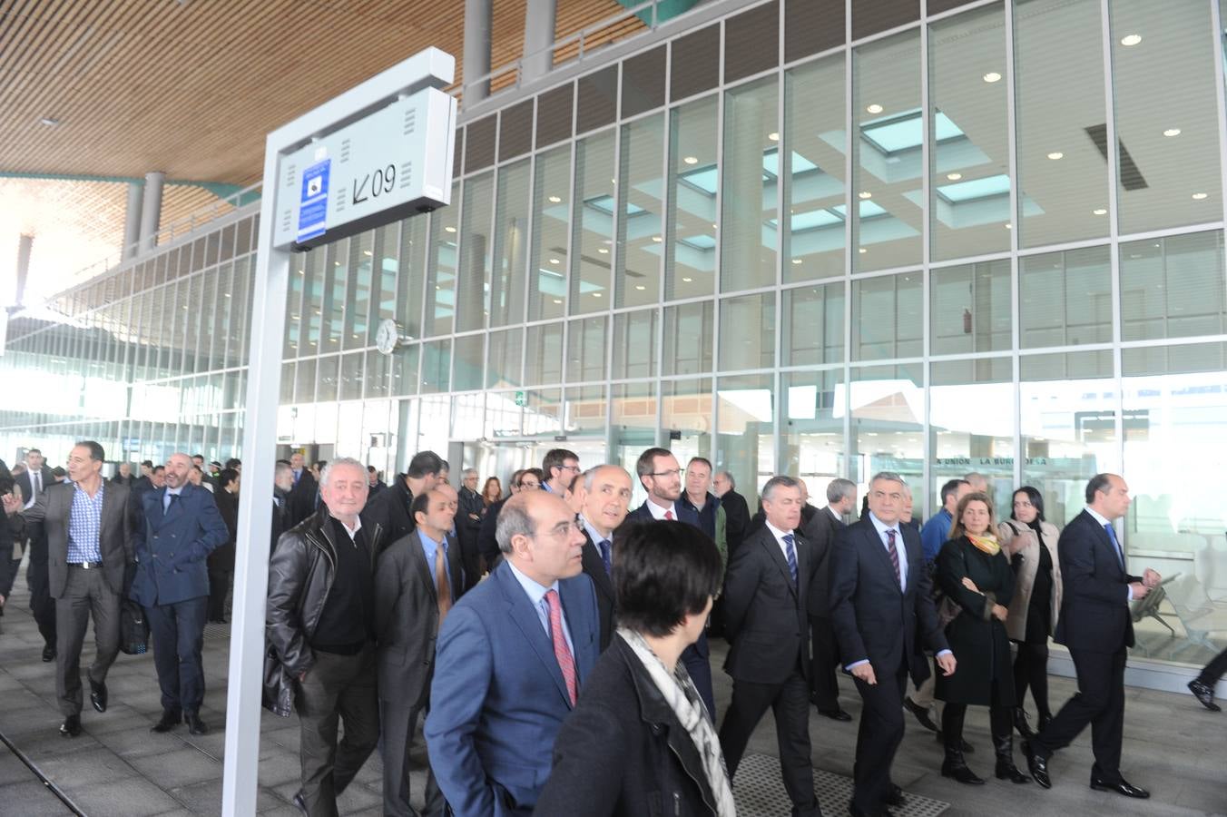 Acto inaugural de la nueva estación de autobuses de Vitoria