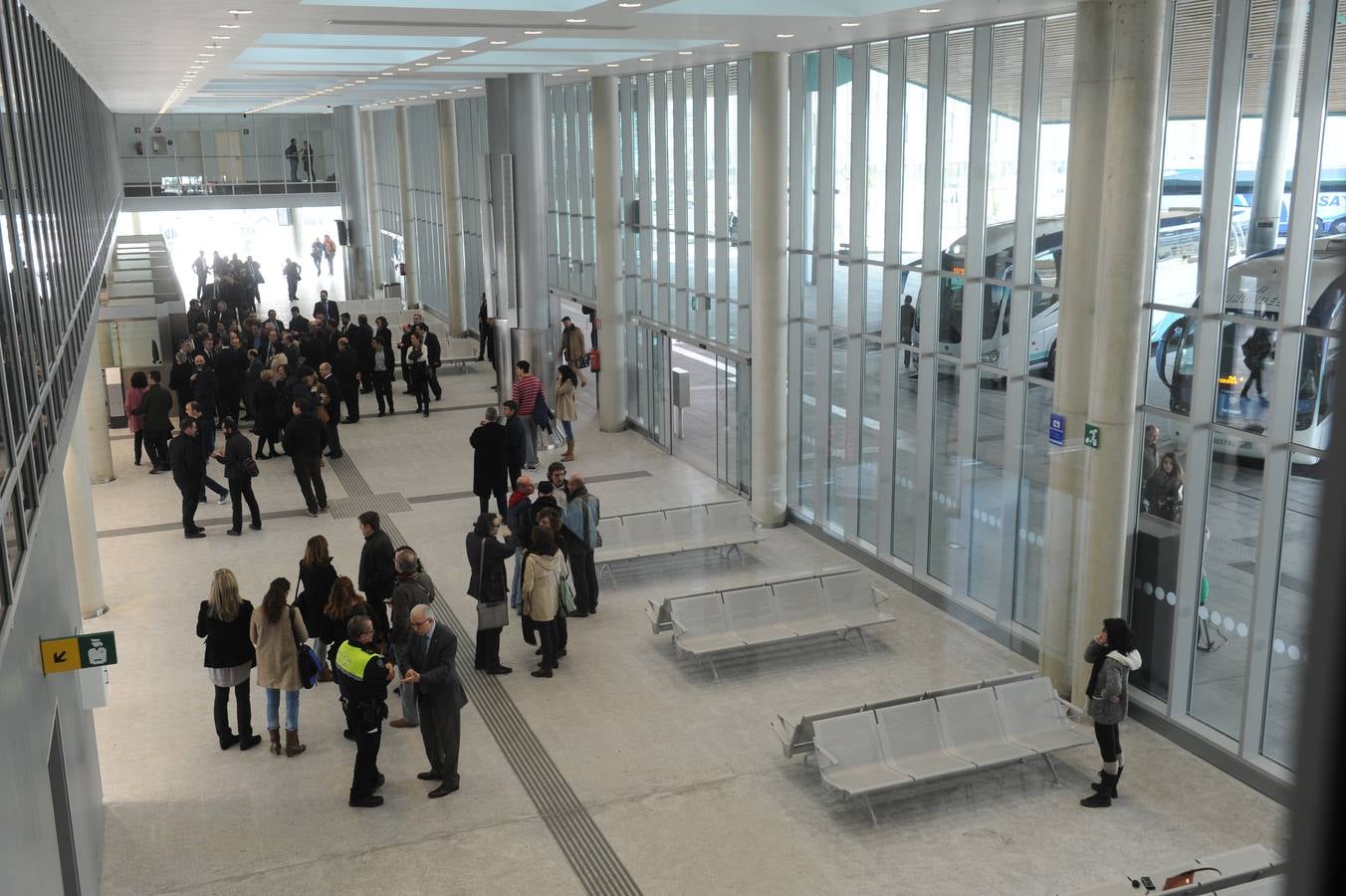 Acto inaugural de la nueva estación de autobuses de Vitoria