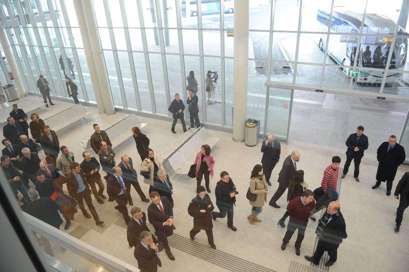 Acto inaugural de la nueva estación de autobuses de Vitoria