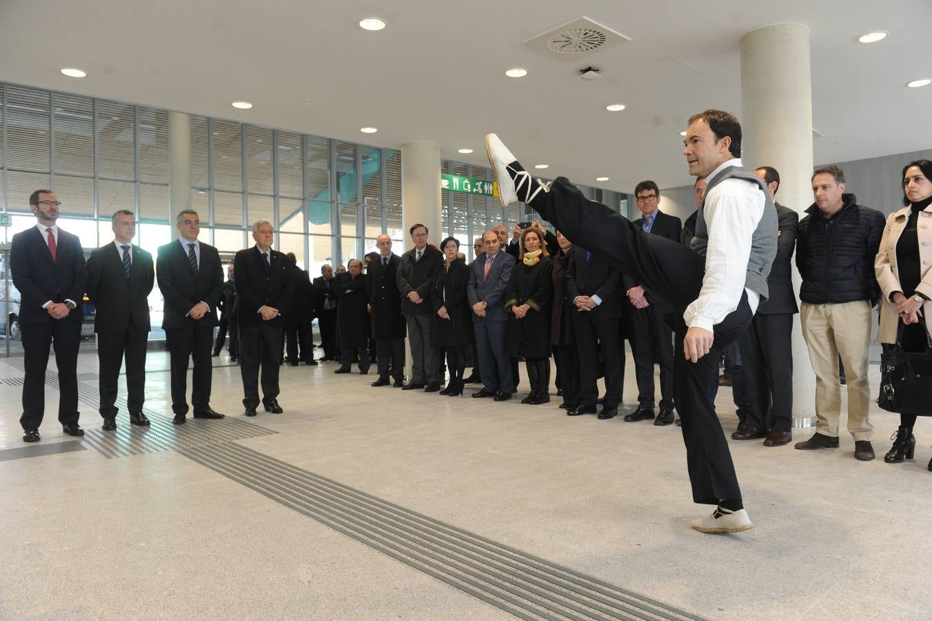 Acto inaugural de la nueva estación de autobuses de Vitoria