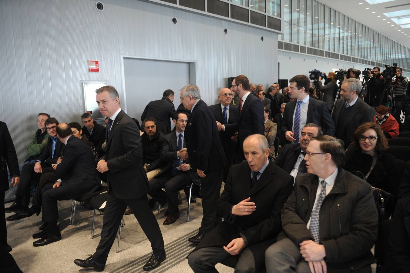 Acto inaugural de la nueva estación de autobuses de Vitoria