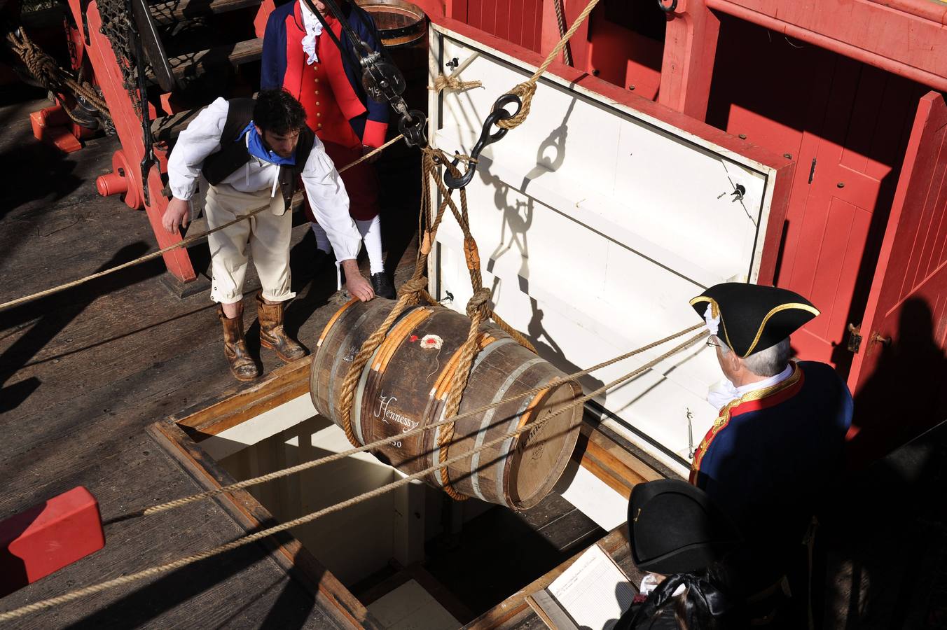 Un barril de 250 litros de coñac