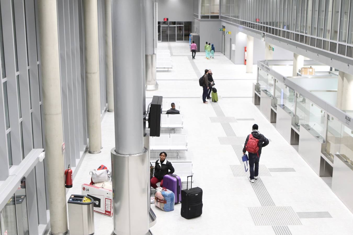 Primer día de la nueva estación de autobuses de Vitoria