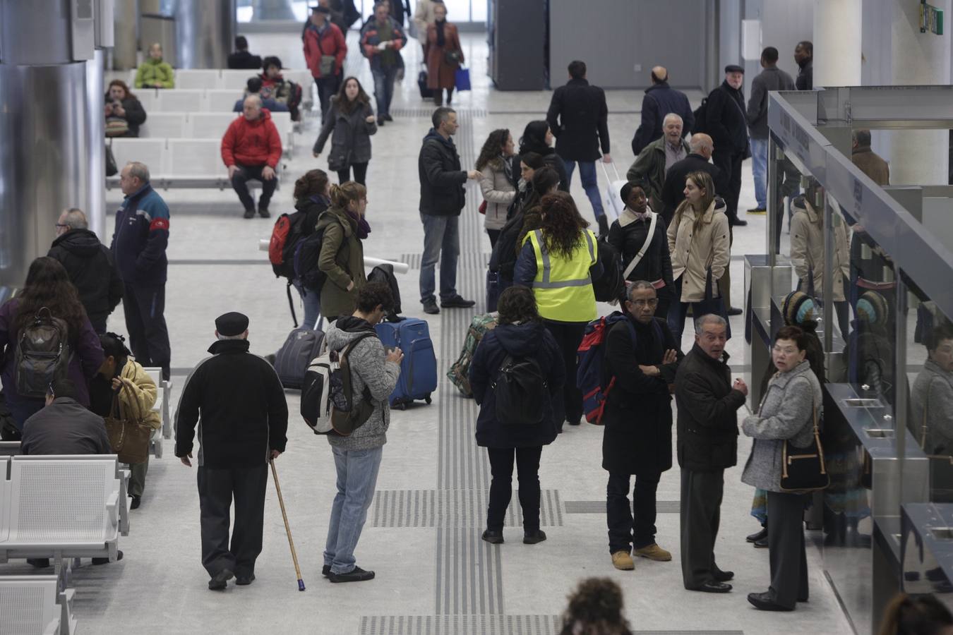 Primer día de la nueva estación de autobuses de Vitoria