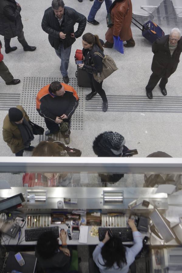Primer día de la nueva estación de autobuses de Vitoria