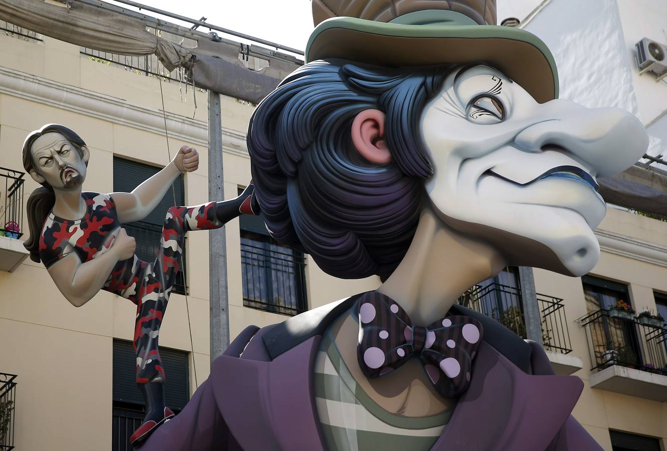 Las Fallas de Valencia, antes de la &#039;cremà&#039;