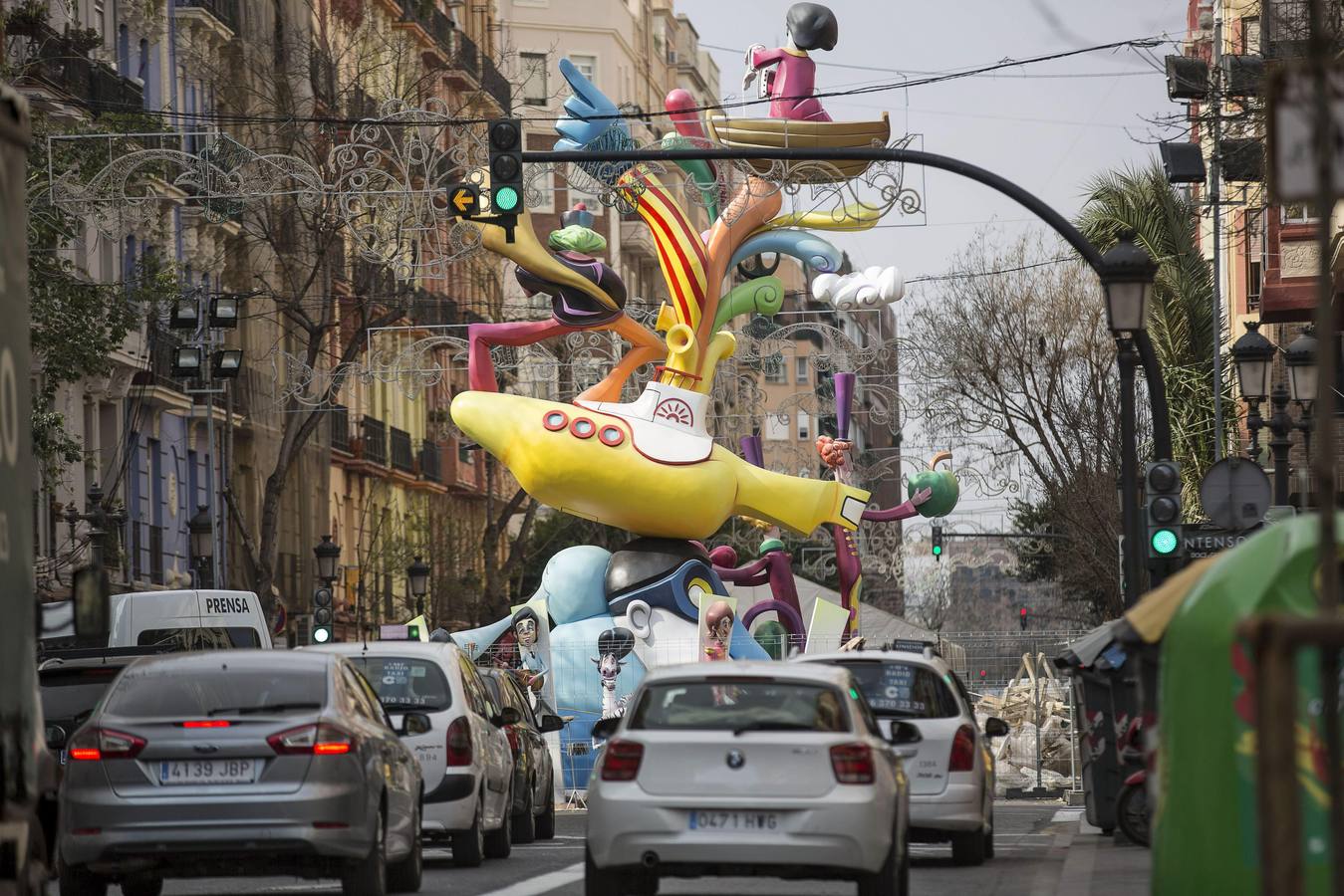 Las Fallas de Valencia, antes de la &#039;cremà&#039;