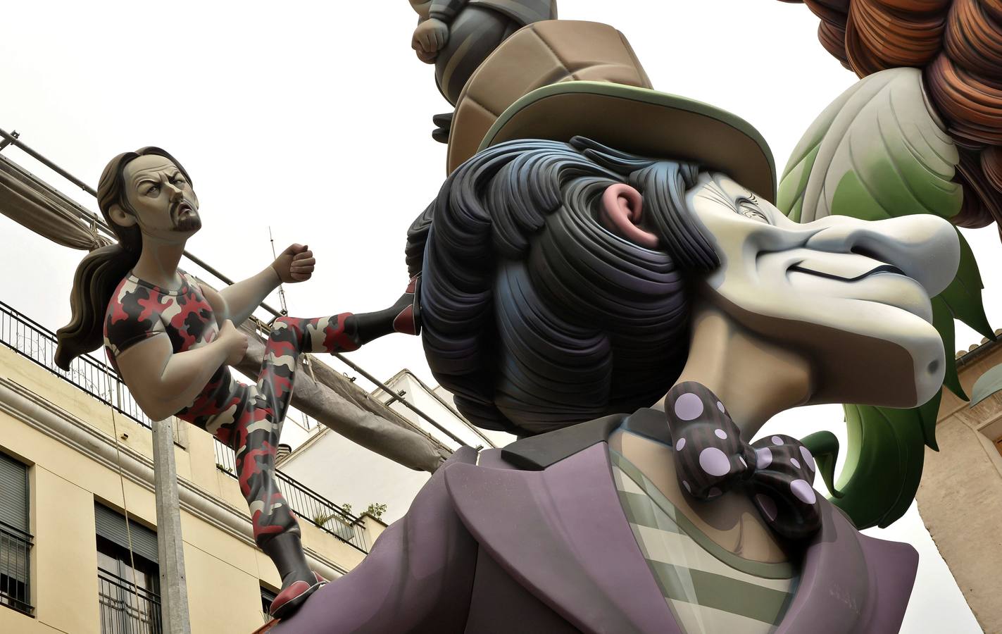 Las Fallas de Valencia, antes de la &#039;cremà&#039;