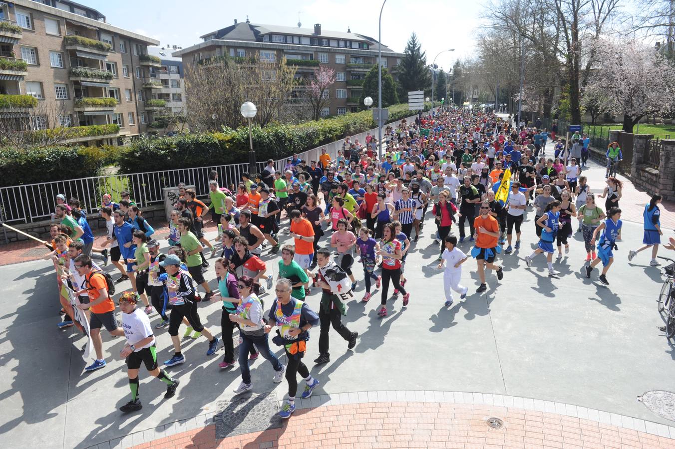 Giro ederra Gasteizen Korrika agurtzeko